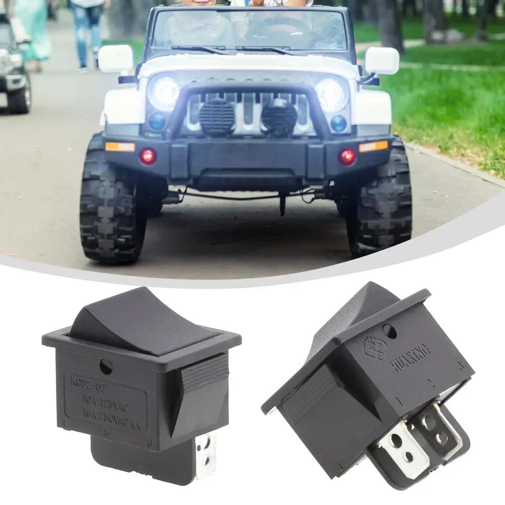 Kids Cars Parts Rocker Foot Switch Accelerator Switch Fits 12V/6V Models Reset Control 2-Pin Sockets For Kids Electric Cars