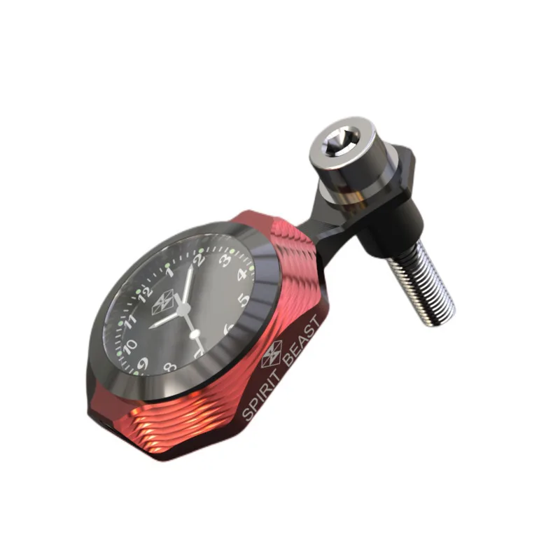 Motorcycle Mounted Clock / Thermometer Universal for M8 M10 Hole ( Matched M8*35mm Screw )