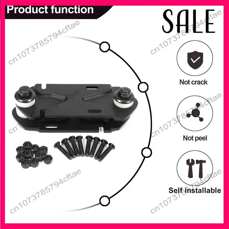 

-A12R Waterborne Rail Adapter Surfskate Truck Fits Any Board - Carve & Cruise Like A Surfboard,Rail Adapter,Black