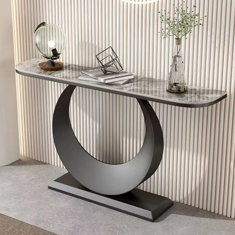 

Metal Entrance Console Table Porch Nordic Hallway Lobby Console Tables Modern Luxury Consolle Ingresso Living Room Furniture