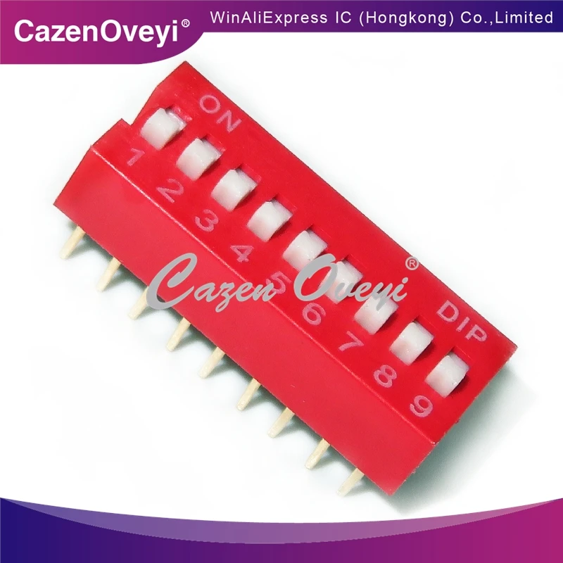 

5pcs/lot Red DIP switch DS-09 (9 digits)