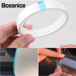 Bossnice 2cmx5m TPU Car Body Door Edges Paint Protective Film Anti-Scratch Wrap Sticker Auto Cars Styling Accessories Stickers