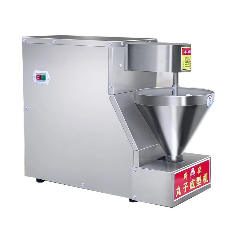 Mesin pil daging bakso listrik, mesin pembentuk pil daging sayuran rumah baja tahan karat 180-220 buah/menit