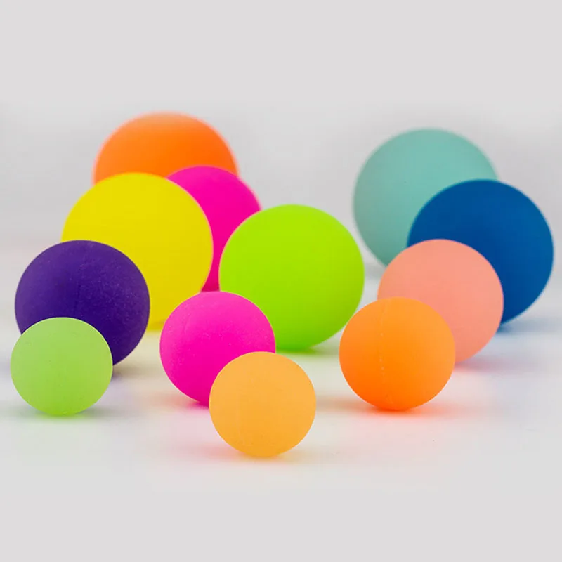 2-20PCS grande palla da salto luminosa palla di gomma rimbalzante alta per bambini Multi-colore bagliore al buio giocattoli educativi giocattolo lucido