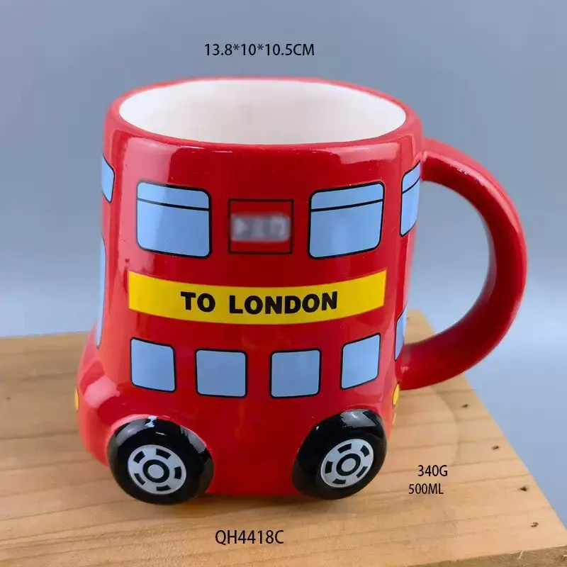 

Creative bus mug Domeka ceramic cup modeling water cup car coffee cup