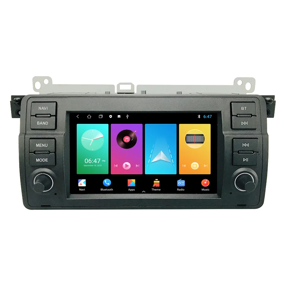 7 Inch Car Radio 1+16g 2+32g 4+64g 2 Din Android 11 Autoradio E46 Car Multimedia Navigation Gps Stereo