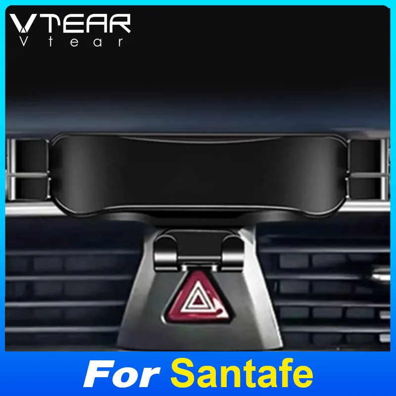 

Vtear Dashboard Phone Car Holder GPS Navigation Thick Cases Base Clip Mount Cover Styling Accessories For Hyundai Santafe 2023