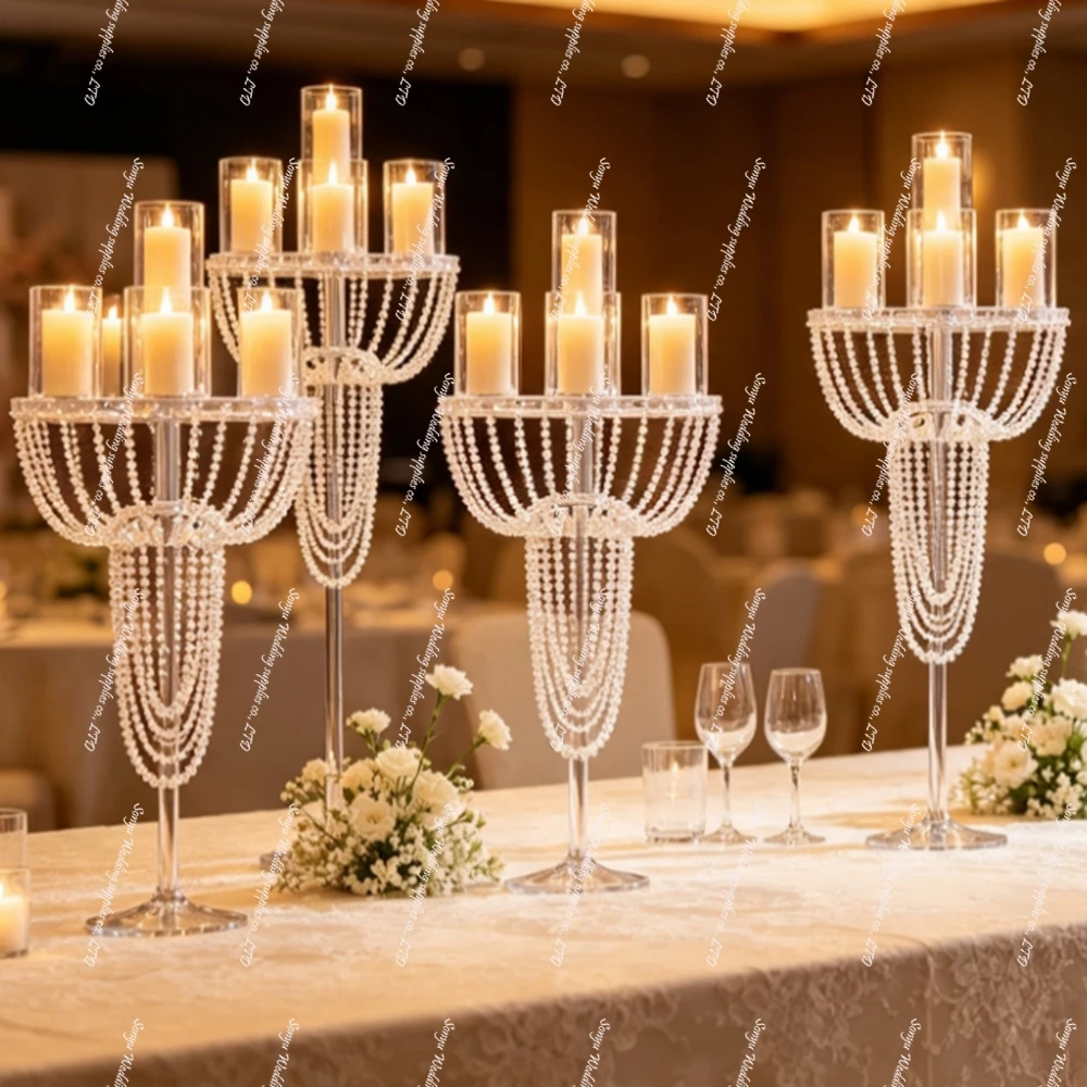 60-120cm 6個入り 工場直販 アクリル製燭台 ウェデ - Candle Supplies For Sale のレビューと価格