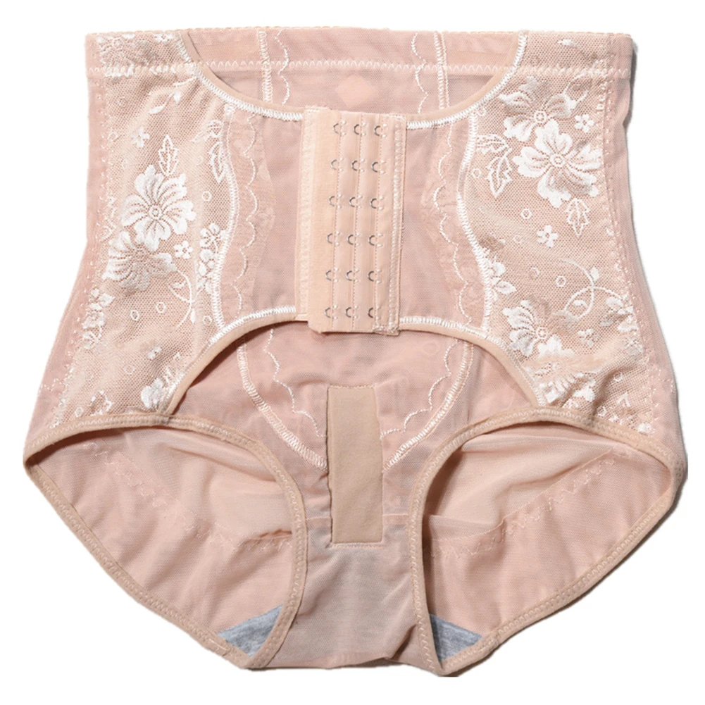 Men Sexy Lace Sissy Pouch Panties High Waist Tummy Control Shaper Underwear See-Through Breathable Underpants Erotic Hombre