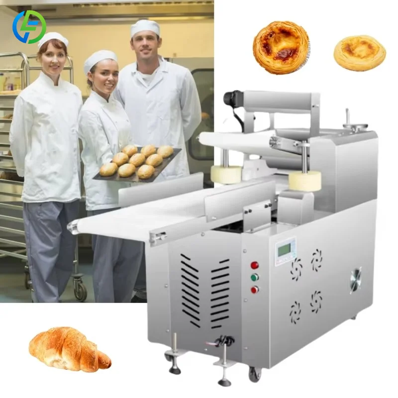 Customized Commercial Bakery Dough Sheeter Efficient Croissant Dough Kneading Machine Large Batch Baking Capabilities