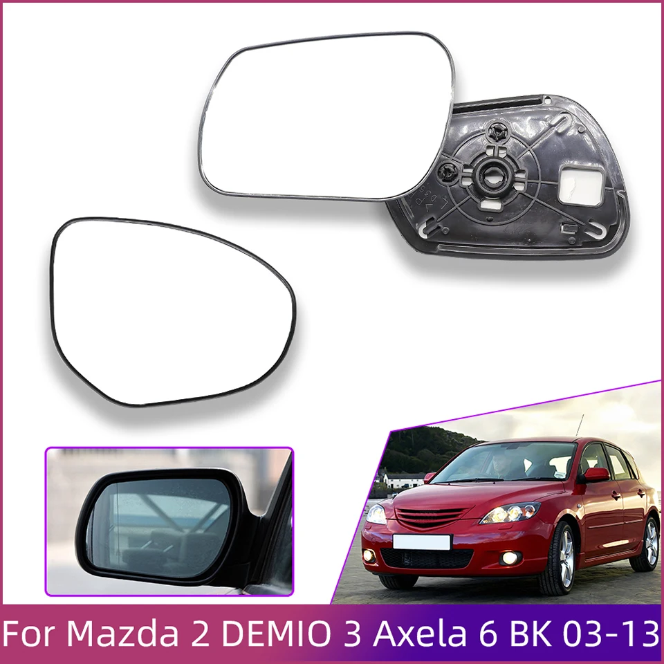 

Стеклянная линза наружного зеркала заднего вида для Mazda 2 Demio 3 Axela 2009-2013 Mazda 6 BK 2003-2009 с функцией подогрева слева и справа