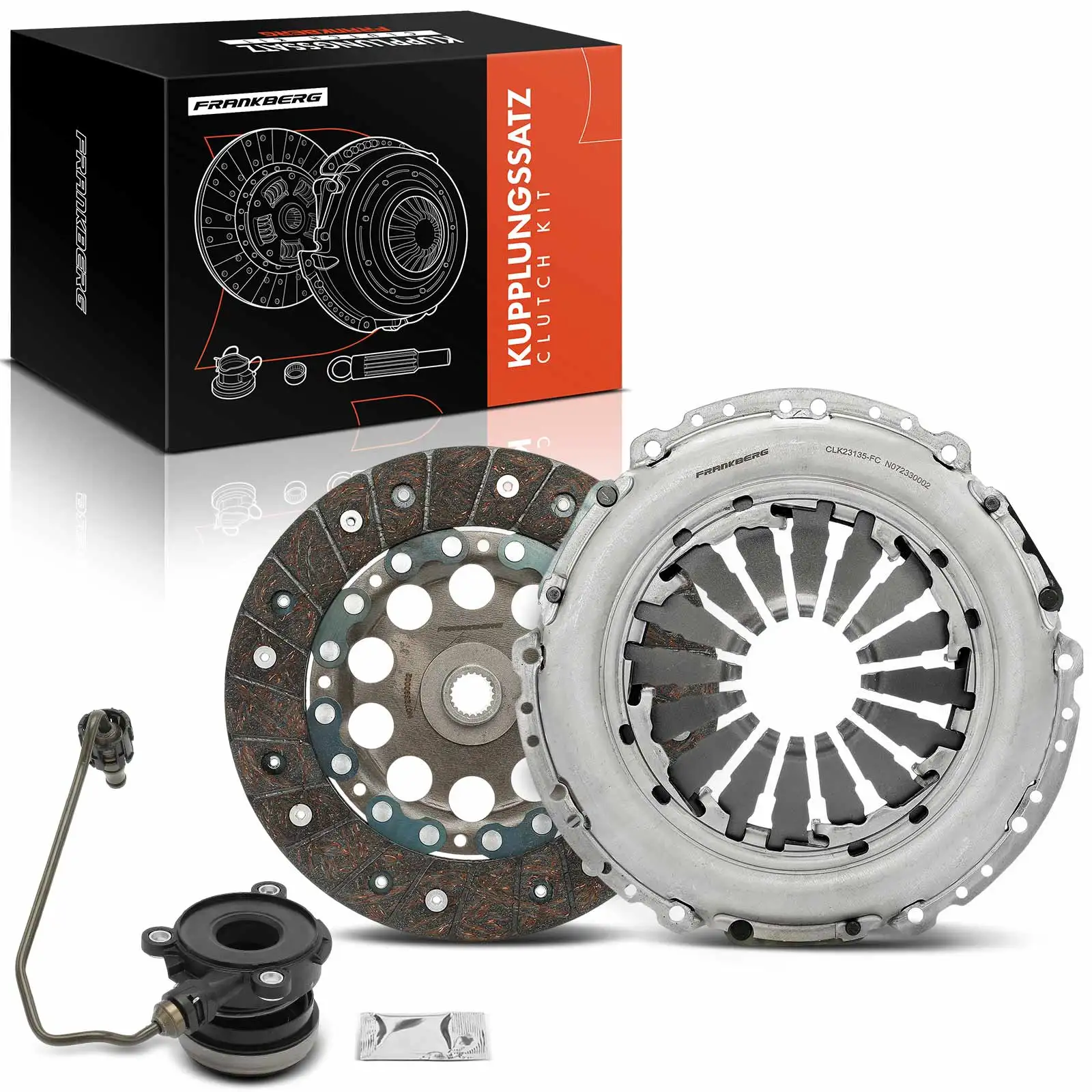 Frankberg 1x Koppelingsset voor Alfa Romeo Mito 955 Fiat Grande Punto 199 Grande Punto Van Punto Evo Punto 55558918 55202272