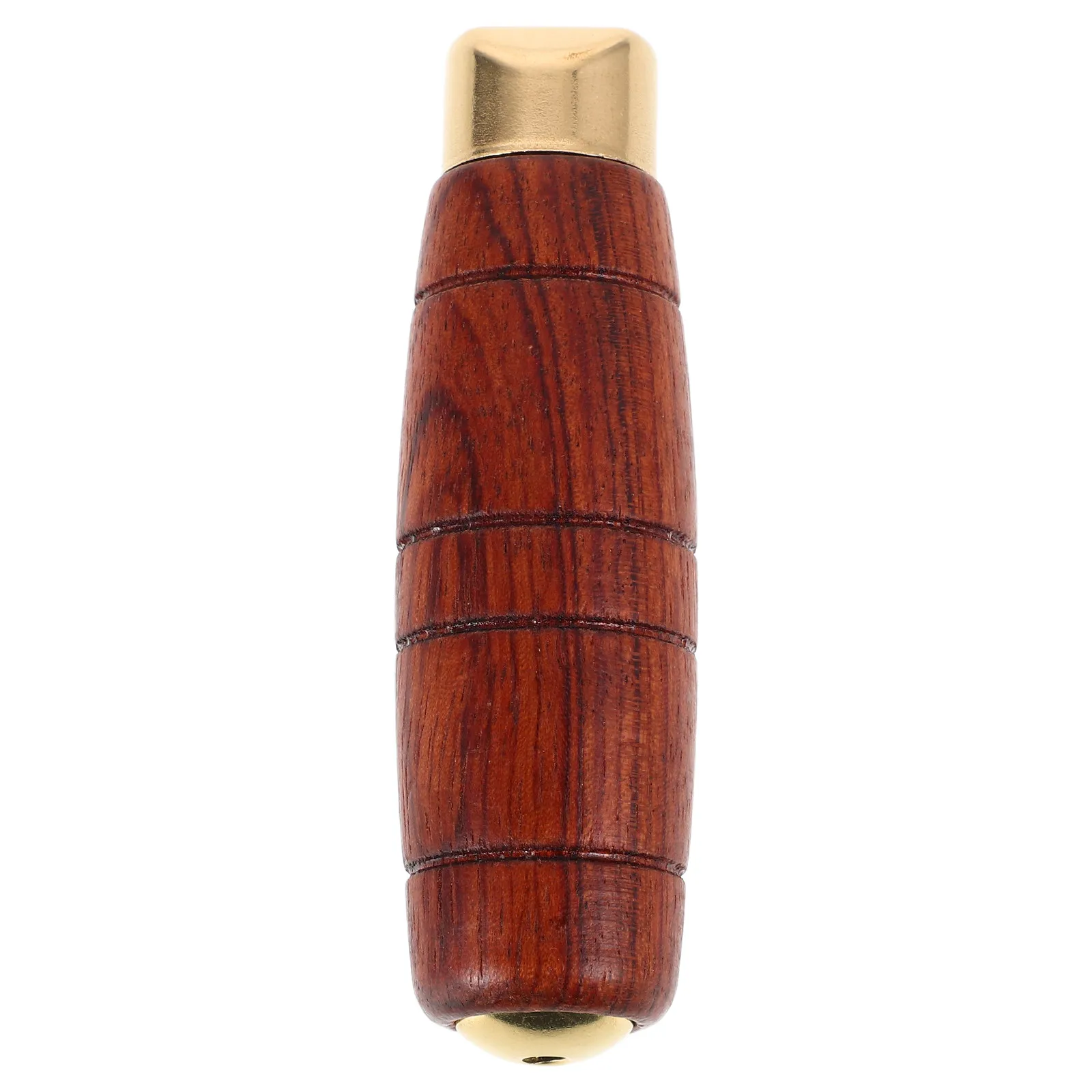 Wooden Knife Handle Brazilian Rosewood Solid Construction Round Ergonomic Design Chopping Kitchen Cutter Grip Replacement Handle