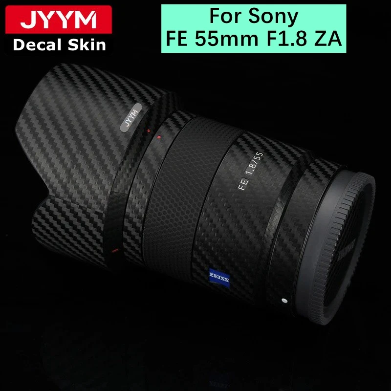 FE 55 1.8 ملصق مائي الجلد الفينيل التفاف فيلم عدسة الجسم واقية ملصق حامي معطف لسوني FE 55 مللي متر F1.8 ZA SEL55F18Z #1