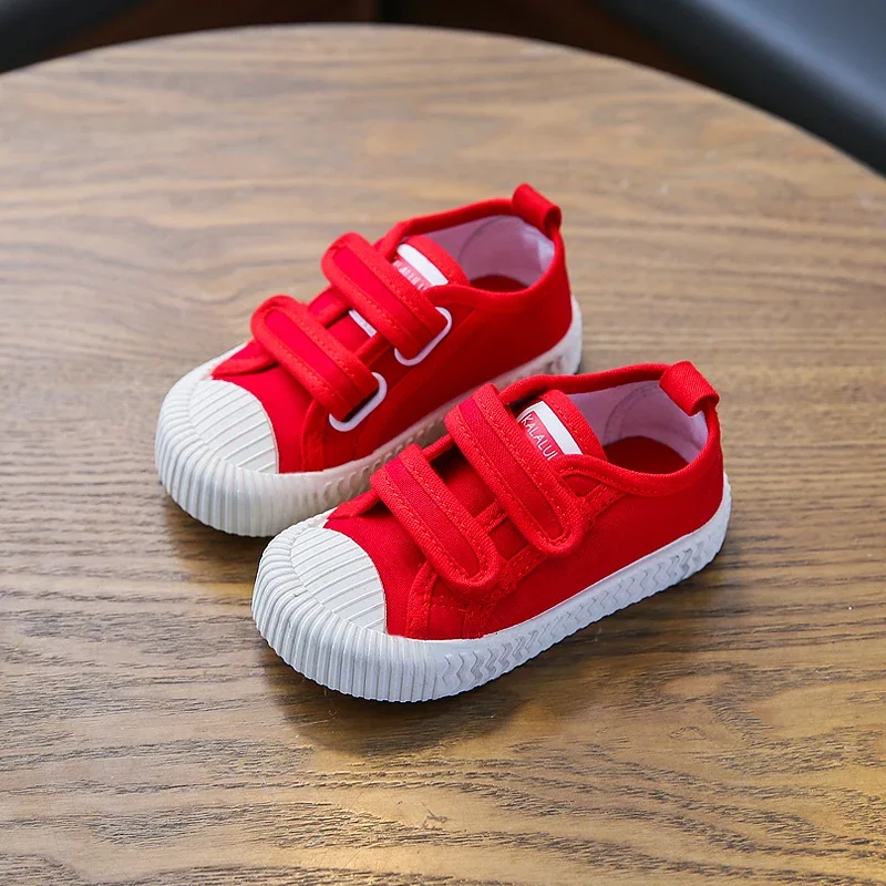 Spring Infant Toddler Shoes Baby Girls Boys Canvas Shoes Soft Bottom Non-slip Outdoor Children Casual Shoes Kids Sneakers