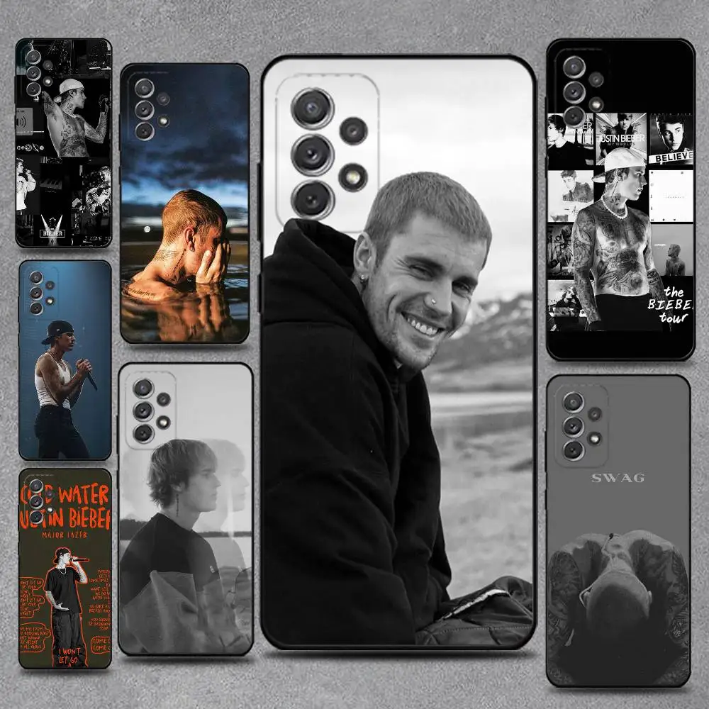 

S-SWAG II JustinS B-Bieber Phone Case For Samsung S25,S24,S21,S22,S23,S30,Ultra,S20,Plus,Fe,Lite,Note,10,9,5G Black Cover