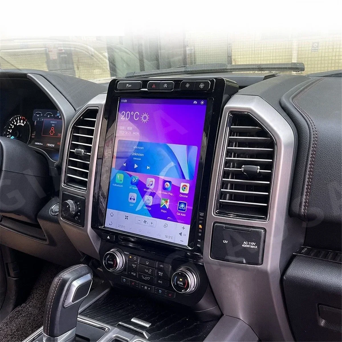 

14.4 Inch Android 8+128GB For Ford F150 F250 2015-2021 Tesla Style Car GPS Navigation Multimedia Player Radio Tape Headunit HD