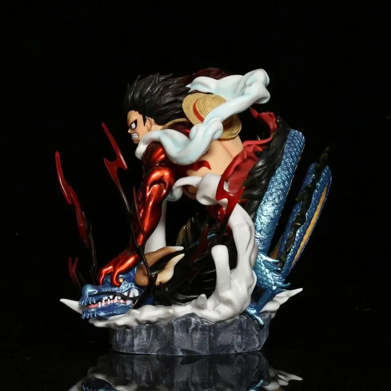 One Piece Wano MKE Gear 4 Luffy vs Kaido GK Anime Figure Model Statue Collection Desktop Decor - view 3