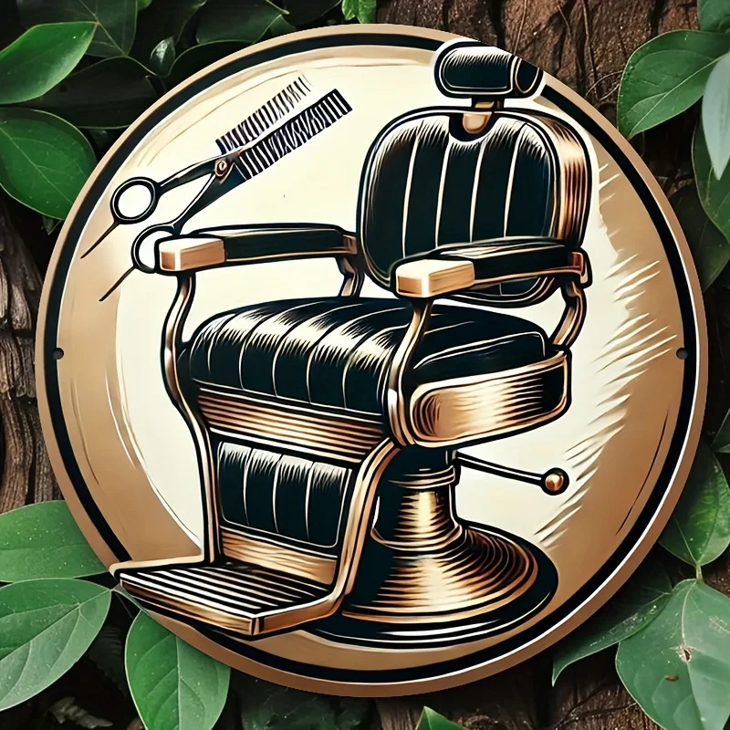 Vintage wall art, vintage barbershop decoration, easy to hang, suitable for home, office, restaurant, bar, unique gift ideas