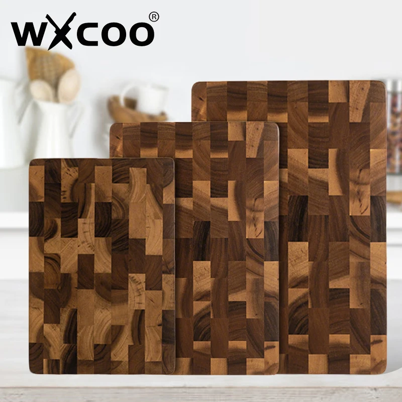 

WXCOO разделочная доска, кухонные инструменты, деревянные двухсторонние кухонные разделочные доски, разделочная доска для овощей, фруктов, овощей, дома