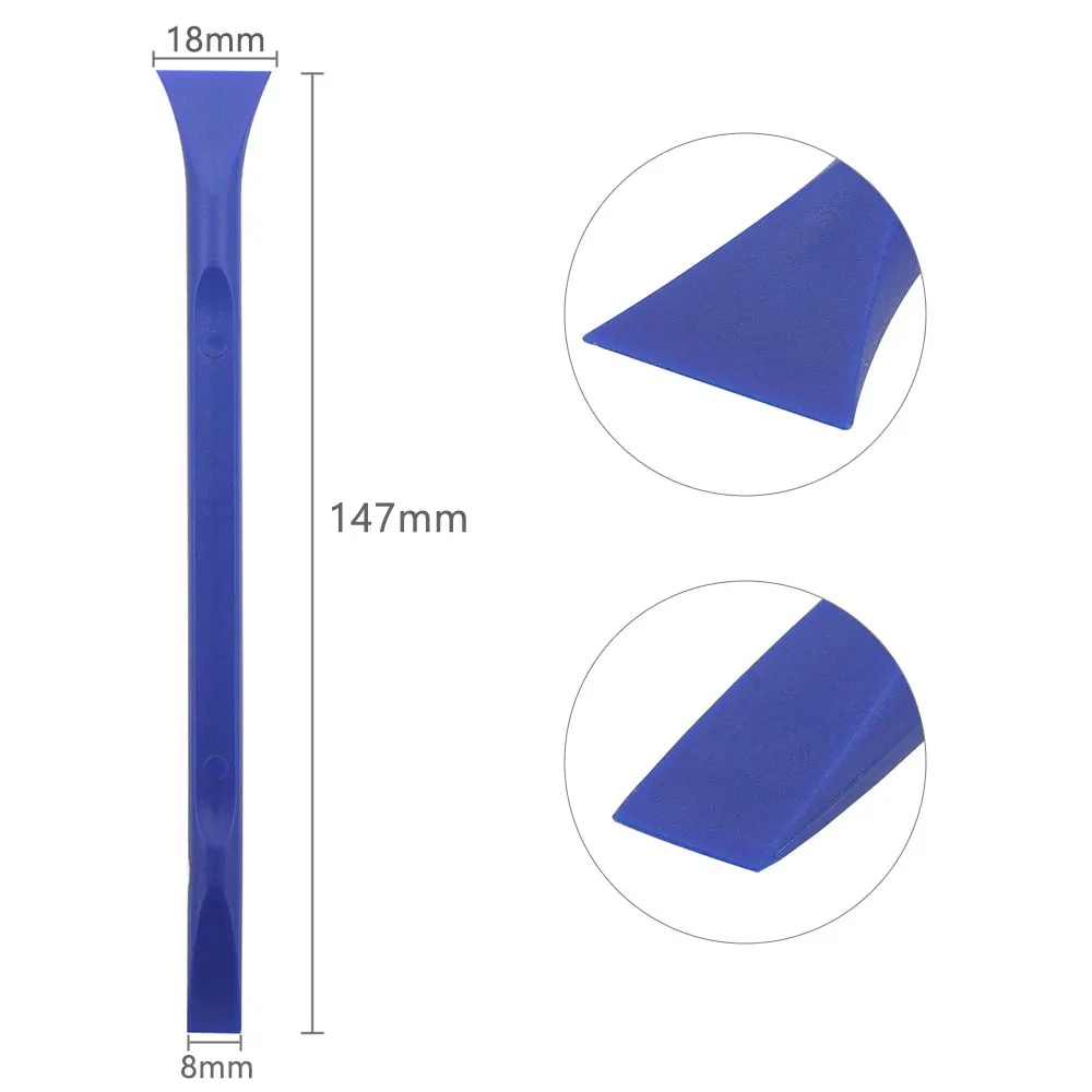 3 pezzi piccolo raschietto in plastica piatto Spudger strumento di apertura della barra di leva per iPhone iPad MacBook riparazione dello schermo del laptop rimozione della batteria