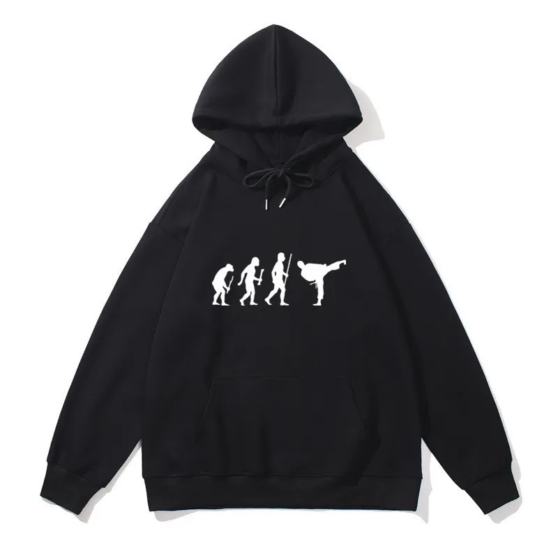 

Evolution Karate Men Women Cotton Hoodies Sweatshirts Hip Hop Fashion Casual Streetwear