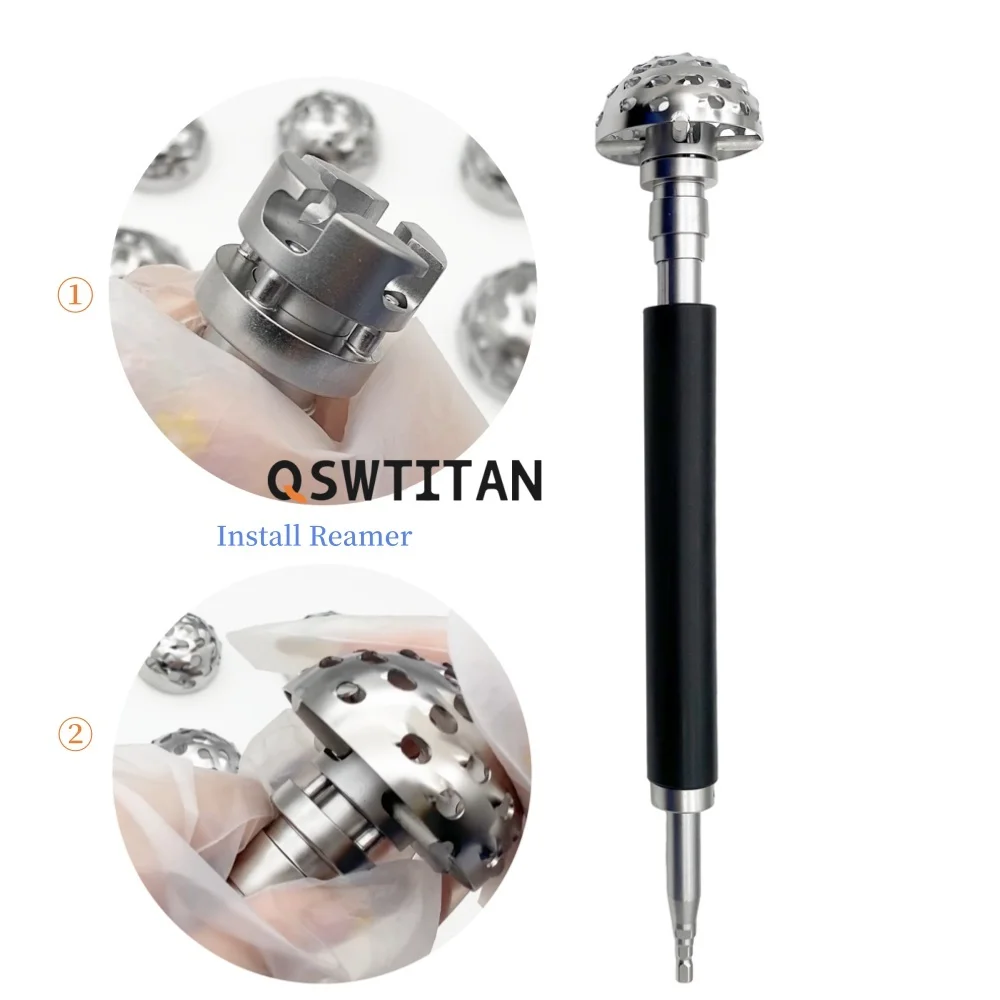 Pet Orthopedic Surgical Tool Set - Veterinary Acetabular Reamer Instruments