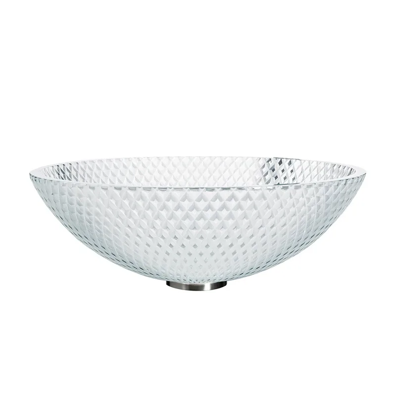 

Popular style crystal glassware sink bathroom wash basin