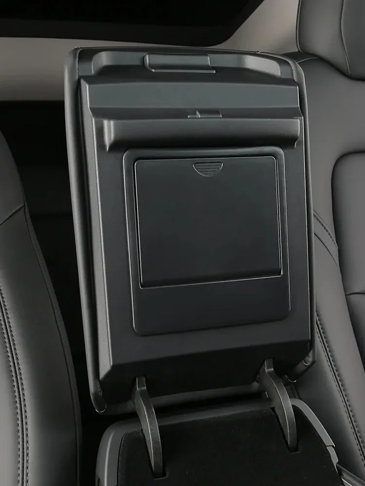 New Car Center Console Armrest Case Button Hidden Keys Card Storage Box For Tesla Model 3 Y 2019 2020 2021 2022 2023 Accessories