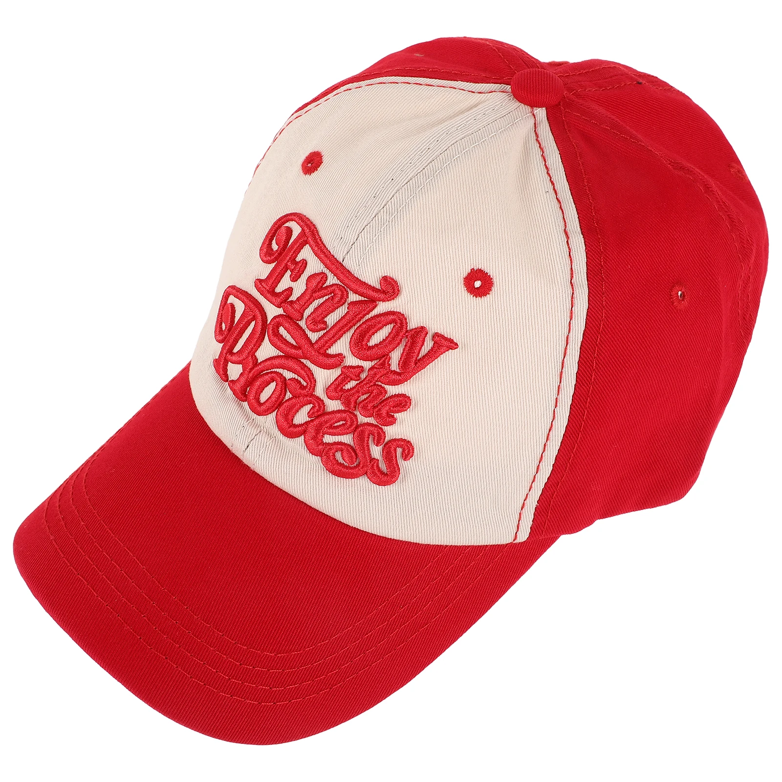 

Cotton Baseball Cap Vintage Design Big Embroidery Hats for Women Men Outdoor Hiking Running Sun Protection Adjustable