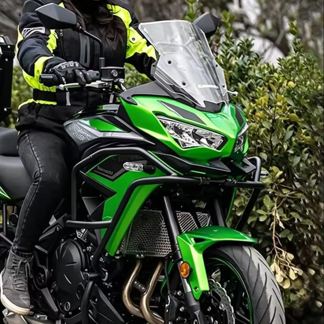 Motorcycle Engine Guard Crash Bar Bumper for Kawasaki Versys 650 2023 2024 - 2026Falling Protector KAWASAKI VERSYS 650