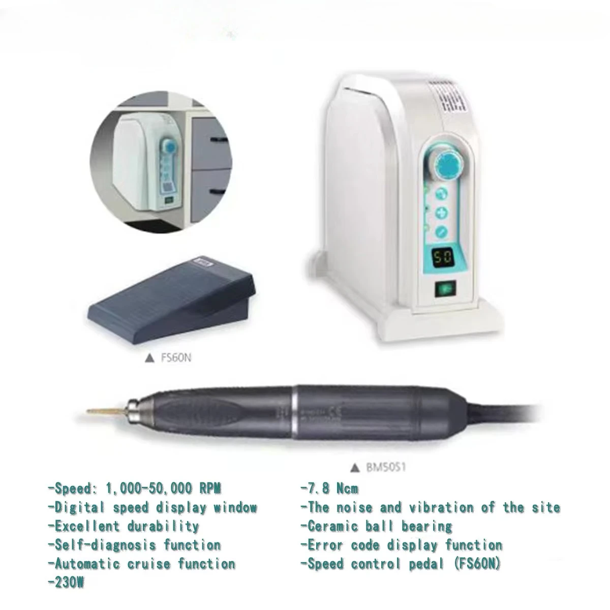 600 Precision Electric Grinding Machine for  Mold Jewelry Jade-Multi-Use Tool for Fine Grinding & Polishing