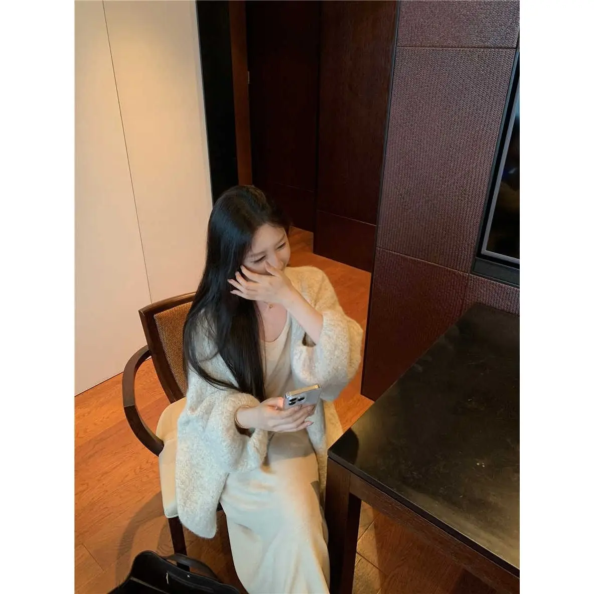 

Свитера Джемперы Кардиганы Женские альтернативная мериносовая шерсть с отделкой окантовкой Обычная посадка BF Y2K Комфортные Профессиональные Простые Элегантные Теплые Повседневные