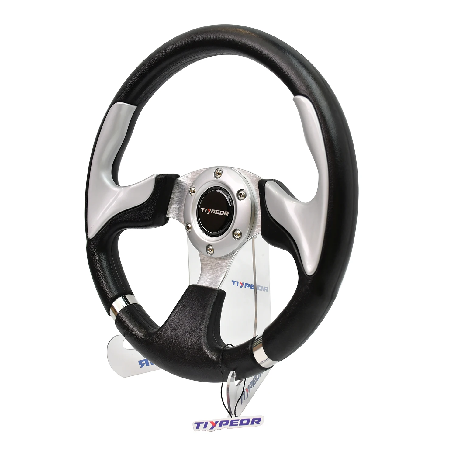 

320mm 13 Inch Tiypeor Universal Aluminum Alloy Style PU Racing Game Simulator Steering Wheel