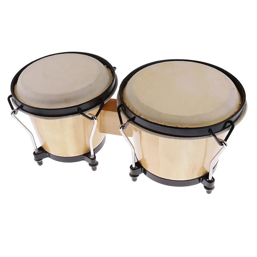 

Orff Percussion Instruments Hand Bongos Drum Bongo Drummer African Drum for Adult Students Performance Party Supplies Gift