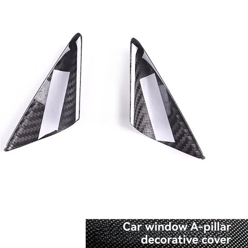 Reliable Real Carbon Fiber Car A Pillartriangle Cover For 718 911 2012-2019 Decorative Cover