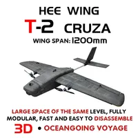 Heewing T-2 Cruza 1200mm Wingspan Fpv Fixed Glider Beginner's Guide Mwinspan Pnp Fpv Aircraft Epp Dual Motor