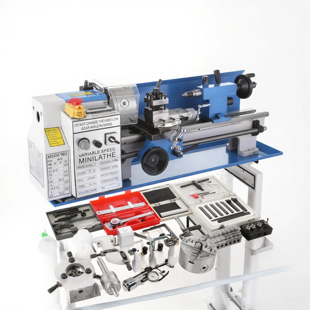 

Blasio 0618 Mini numerical control lathe Automatic horizontal transmission 0-2250 rpm Multi-purpose new use of all materials