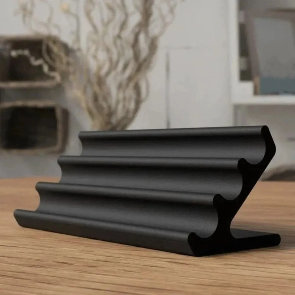 Simple Three-layer Pen Holder Multi-functional Trapezium Pen Organizers Office Supplies Desktop Ornament 3D Pencil Case