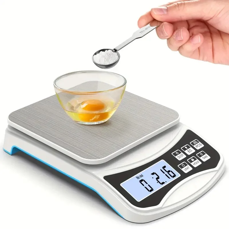 0.1g Precision Electronic Kitchen Scale 5kg LCD Display Home Weight Balance 10Kg/1g Baking Coffee Food Analytical Scale Hold