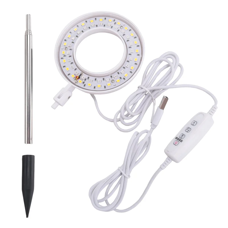 AB45 LED 成長ライト、屋内植物成長用ハロー植物ランプ、オートタイマー 4/8/12/18 時間、盆栽多肉植物小植物用
