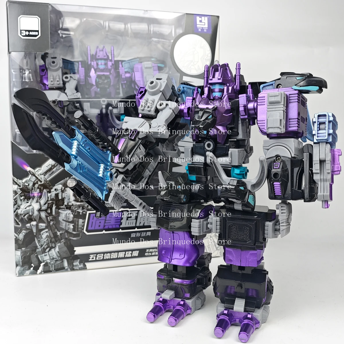 التحول 21 سنتيمتر 5 في 1 Predacons TENGYANG الظلام Predaking الميكانيكية الوحش روبوت عمل الشكل ألعاب أطفال هدية