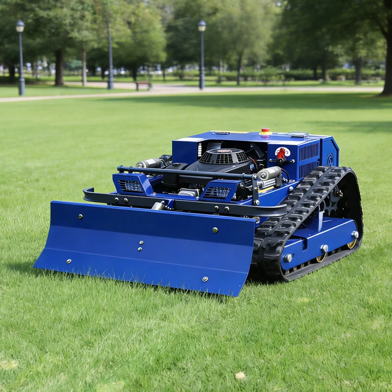 Customized Hot New Products EPA EURO5 Engine zero Turn Robot Crawler Remote Control Lawn Mower for Garden