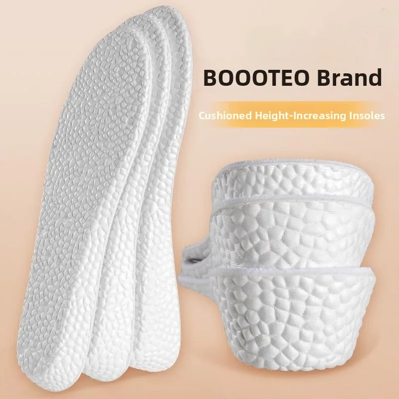 

Heightening oe Inserts Men's Sport o Absorption Insoles Sweat Absorbent Air Cuion Women's Heel Raise