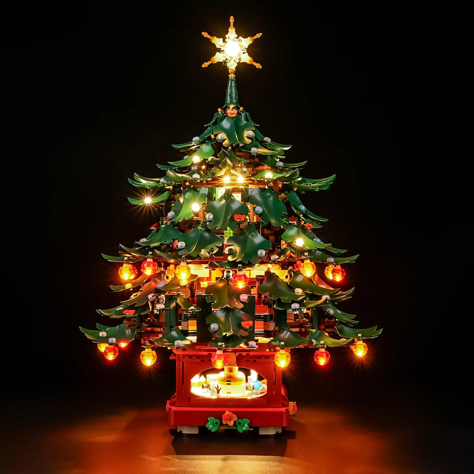 

41843 Christmas Tree Decoration Building Blocks 3171 Pcs Compatible Models with Lights DIY Children's Toys Birthday Gifts