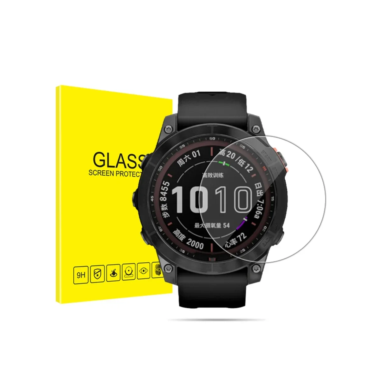 Tempered Glass for Garmin Fenix 7 7S 7X 6 6S 6X Pro Sapphire HD Screen Protectors Film for Fenix 7 7S 7X Smartwatch Accessories