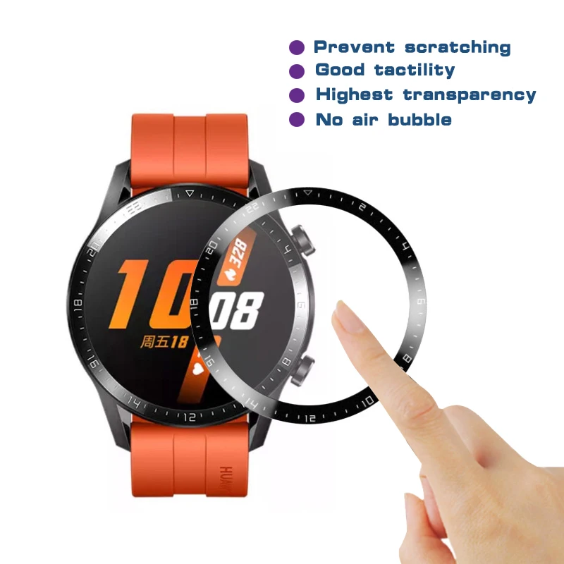 ПММА Защита экрана для Huawei GT 2 Pro 42/46 мм Porsche Design умные часы Полное покрытие Защита от царапин защитная пленка для GT2E S