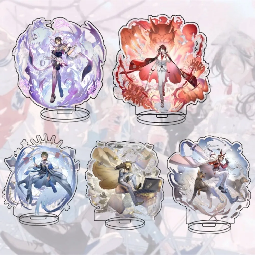 Anime Figure Peripheral Acrylic Stands Cartoon Character Vox Akuma Stand Model Decoration for Fans Cosplay Collections Gifts