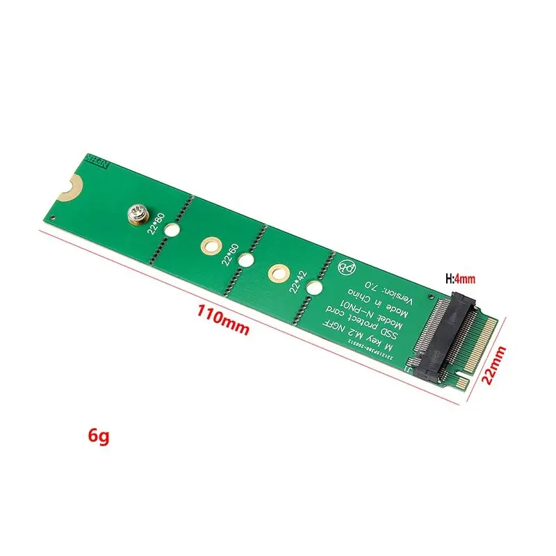 M.2 SSD Testing Tool Protection Extension Card M.2 M-KEY  Test Board for  NVME AHCI 2230 2242 2260 2280 SSD