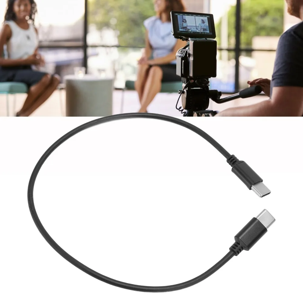 Lossless Sound Quality Type C to Type C Microphone Cable for RODE Wireless GO II for Lark